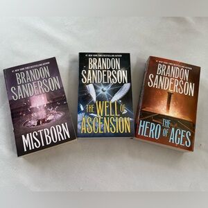 Mistborn Trilogy by Brandon Sanderson Paperback